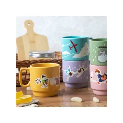 Maison Ghibli Mug couleur gauffré Grande lessive - Le Château ambulant