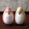 Maison Ghibli Pack 2 Figurines Roly-poly Perruches Rouge & Jaune - Le Garçon et le