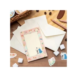 Maison Ghibli Papier à lettres Break Time Fleurs - Le Château ambulant
