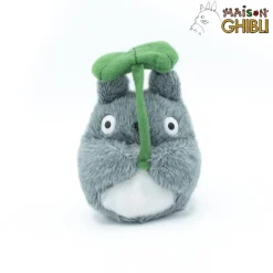 Maison Ghibli Peluche Beanbag Totoro Avec Sa Feuille - Mon Voisin Totoro
