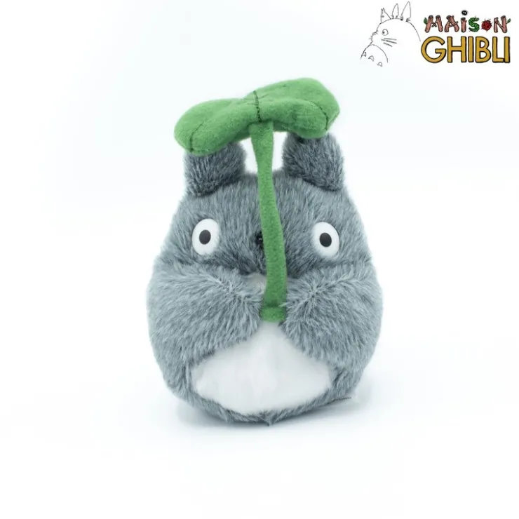 Maison Ghibli Peluche Beanbag Totoro Avec Sa Feuille - Mon Voisin Totoro