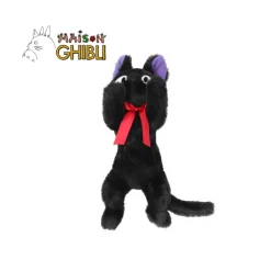 Maison Ghibli Peluche Nakayoshi Jiji allongée - Kiki la petite sorcière