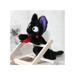 Maison Ghibli Peluche Nakayoshi Jiji allongée - Kiki la petite sorcière