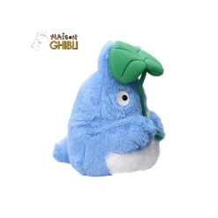 Maison Ghibli Peluche Nakayoshi Totoro Bleu avec feuille - Mon Voisin Totoro