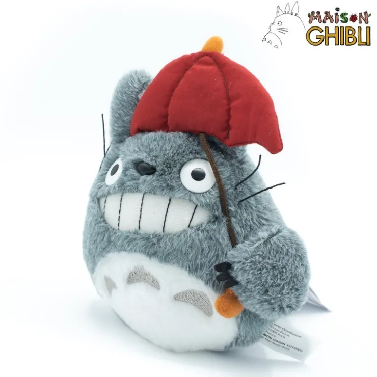 Maison Ghibli Peluche Totoro Avec Parapluie Rouge - Mon Voisin Totoro
