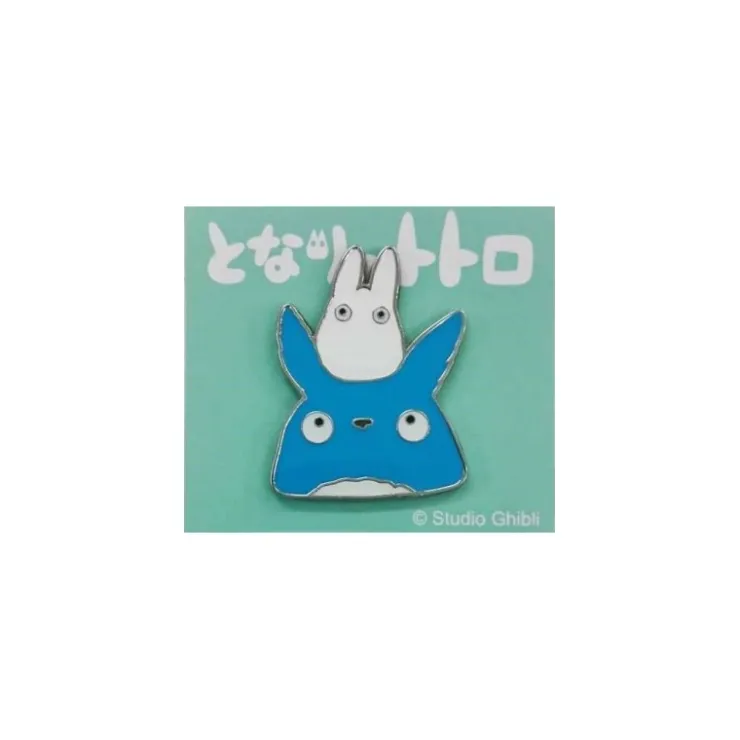Maison Ghibli Pins Totoro Bleu et Blanc Gros Plan – Mon Voisin Totoro