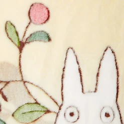 Maison Ghibli Plaid Feuilles et noisettes 70x100 cm - Mon Voisin Totoro