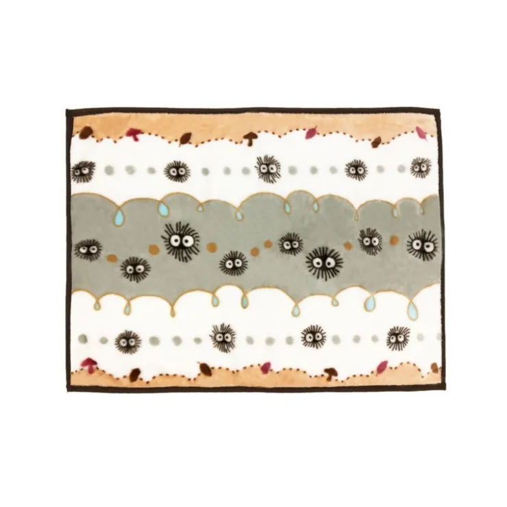 Maison Ghibli Plaid Noiraude 70x100 cm - Mon Voisin Totoro