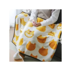 Maison Ghibli Plaid Silhouette Chatbus 70x100 cm - Mon Voisin Totoro