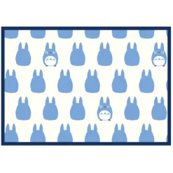Maison Ghibli Plaid Silhouette Totoro Bleu 70x100 cm - Mon Voisin Totoro
