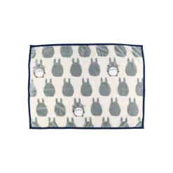 Maison Ghibli Plaid Silhouette Totoro Gris 70x100 cm - Mon Voisin Totoro