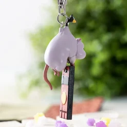 Maison Ghibli Porte-clés 3D Boh mouse et oiseau - Le Voyage de Chihiro