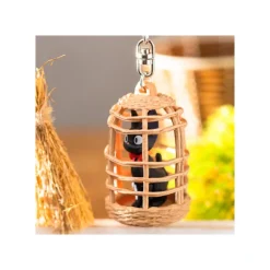 Maison Ghibli Porte-Clés Jiji en cage - Kiki la petite sorcière