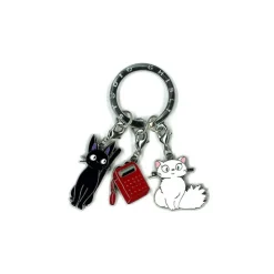 Maison Ghibli Porte-Clés Métal 3 Personnages Kiki - Kiki la petite sorcière