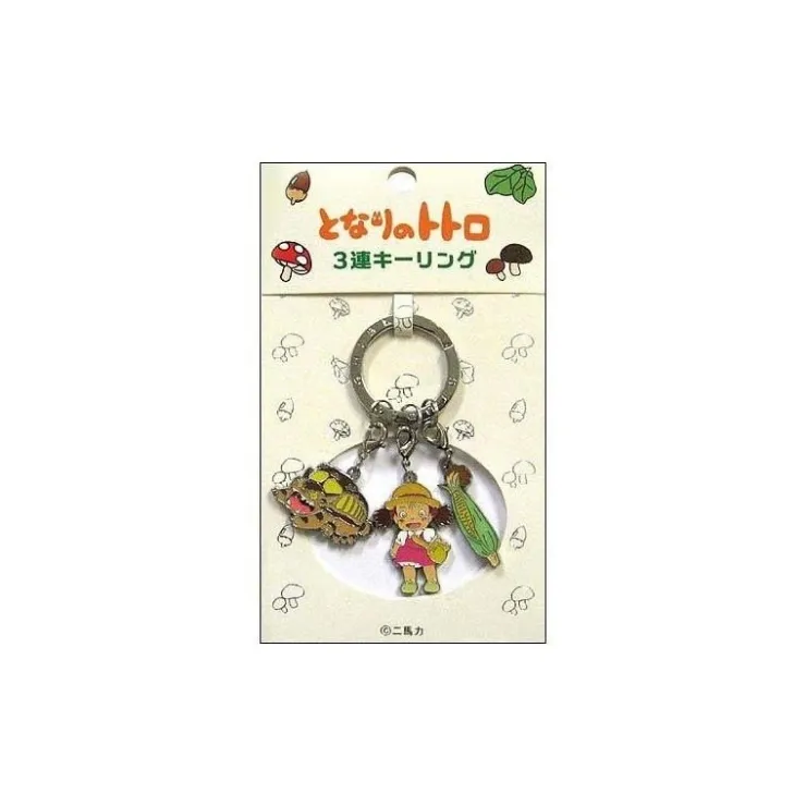 Maison Ghibli Porte-Clés Métal Mei et Chatbus - Mon Voisin Totoro