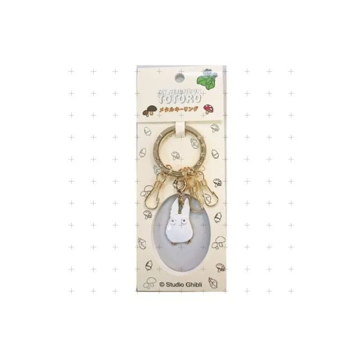 Maison Ghibli Porte-Clés Métal Totoro Blanc – Mon Voisin Totoro
