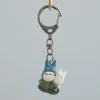 Maison Ghibli Porte-Clés Totoro Bleu et Blanc  - Mon Voisin Totoro