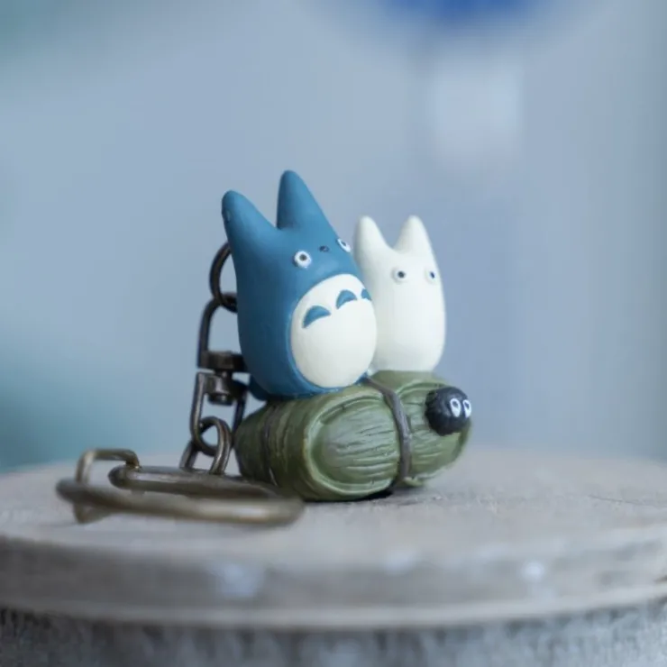 Maison Ghibli Porte-Clés Totoro Bleu et Blanc  - Mon Voisin Totoro