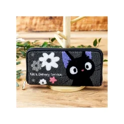Maison Ghibli Portefeuille Cuir Et Tissu Kiki Fleur - Kiki la petite sorcière