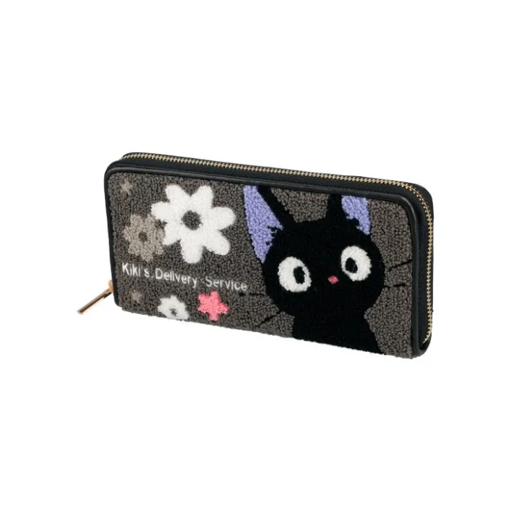 Maison Ghibli Portefeuille Cuir Et Tissu Kiki Fleur - Kiki la petite sorcière