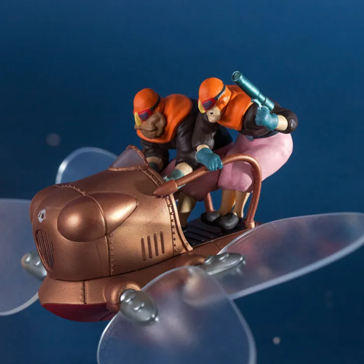Maison Ghibli Pose Collec Assort. de 5 Figurines Flaptter - Le Château dans le ciel