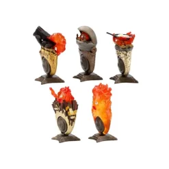 Maison Ghibli Pose Collection Assort. de 6 Bagues Calcifer - Le Château ambulant