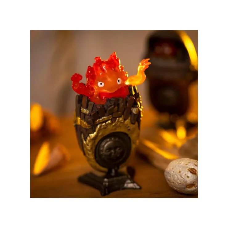 Maison Ghibli Pose Collection Assort. de 6 Bagues Calcifer - Le Château ambulant