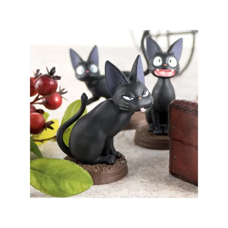 Maison Ghibli Pose Collection Assort. de 6 Figurines Jiji – Kiki la petite sorcière