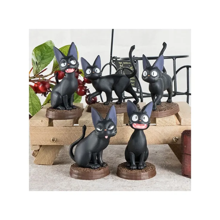 Maison Ghibli Pose Collection Assort. de 6 Figurines Jiji – Kiki la petite sorcière