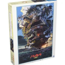 Maison Ghibli Puzzle Deluxe Foil 1000P Affiche film - Le Château ambulant