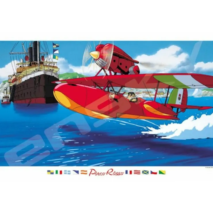 Maison Ghibli Puzzle 1000P Savoia dans le ciel - Porco Rosso