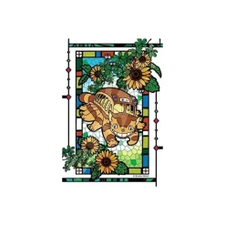Maison Ghibli Puzzle Vitrail 126P Chatbus et tournesols - Mon Voisin Totoro