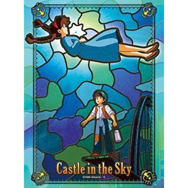 Maison Ghibli Puzzle Vitrail 208P Éclat Merveilleux - Le Château dans le ciel
