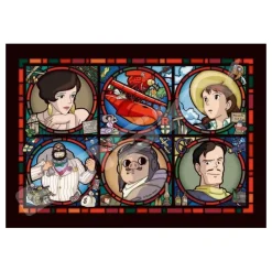 Maison Ghibli Puzzle Vitrail 208P Gallerie des personnages - Porco Rosso