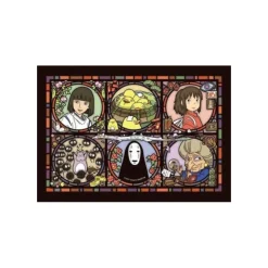Maison Ghibli Puzzle Vitrail 208P No Face - Le Voyage  de Chihiro