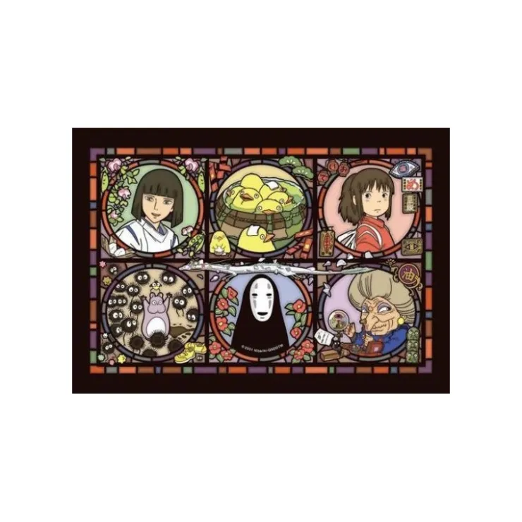 Maison Ghibli Puzzle Vitrail 208P No Face - Le Voyage de Chihiro