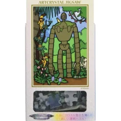 Maison Ghibli Puzzle Vitrail 126P Robot jardinier - Le Château dans le ciel