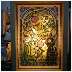 Maison Ghibli Puzzle Vitrail 126P Robot jardinier - Le Château dans le ciel