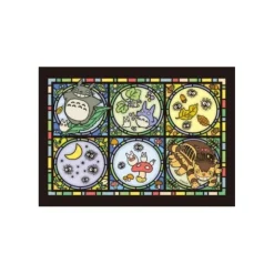 Maison Ghibli Puzzle Vitrail 208P Totoro et ses amis - Mon Voisin Totoro