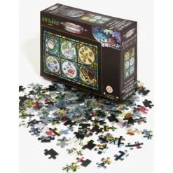 Maison Ghibli Puzzle Vitrail 208P Totoro et ses amis - Mon Voisin Totoro