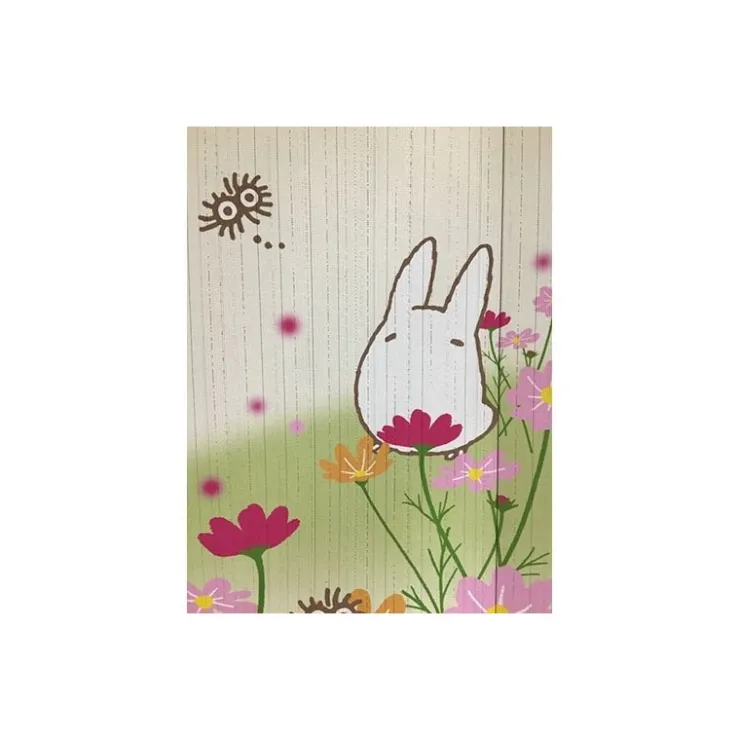 Maison Ghibli Rideaux Totoro Fleurs - Mon Voisin Totoro