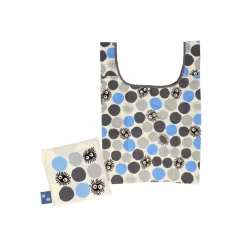 Maison Ghibli Sac Pliable Silhouette Noiraudes 40x20 cm - Mon Voisin Totoro