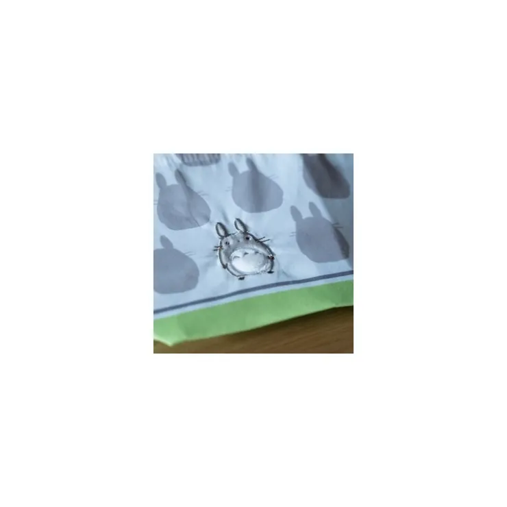 Maison Ghibli Sacoche à Gousset Silhouette Totoro Gris 17 x 26 cm - Mon Voisin Toto