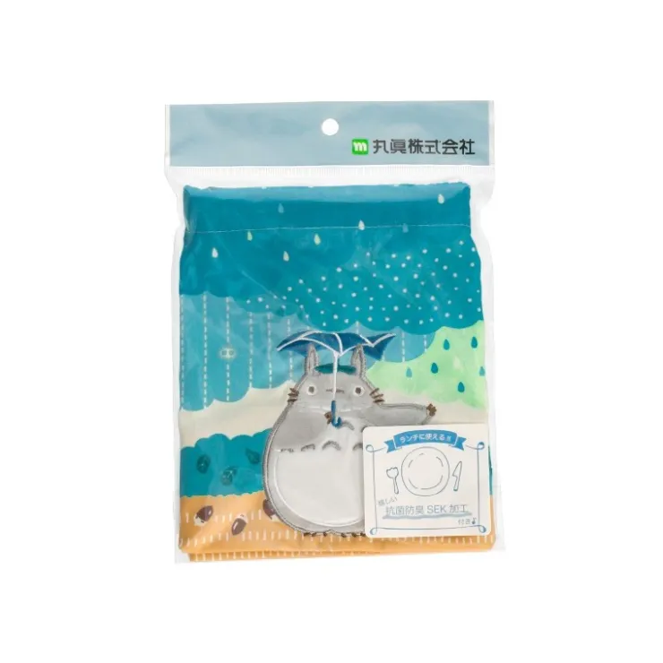 Maison Ghibli Sacoche à Gousset Totoro sous la pluie 17 x 26 cm - Mon Voisin Totoro