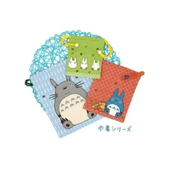Maison Ghibli Sacoche Tissu Bleue Totoro Gris - Mon Voisin Totoro