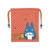 Maison Ghibli Sacoche Tissu Orange Totoro Bleu - Mon Voisin Totoro