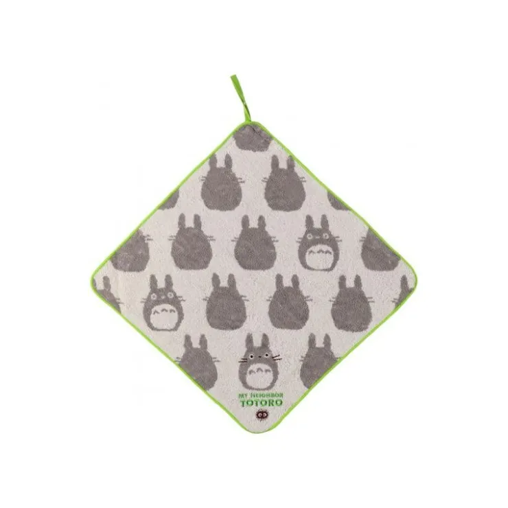 Maison Ghibli Serviette à passant Silhouette Totoro Gris - Mon Voisin Totoro