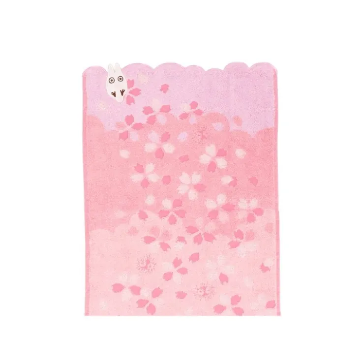 Maison Ghibli Serviette Cerisiers en fleurs 34x80 cm - Mon Voisin Totoro