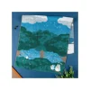 Maison Ghibli Serviette de bain Sous la lune 60 x 120 cm - Mon Voisin Totoro