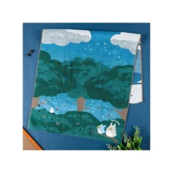 Maison Ghibli Serviette de bain Sous la lune 60 x 120 cm - Mon Voisin Totoro